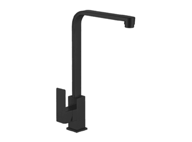 LLAVE XM NEGRO GANSO COCINA AGUA FRIA ACERO INOXIDABLE