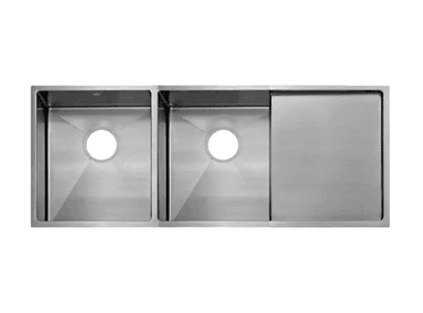 LAVADERO XM ULD03-12050 GRIS LUJO COCINA 2 POZAS ESCURRIDERO GUN ACERO INOXIDABLE