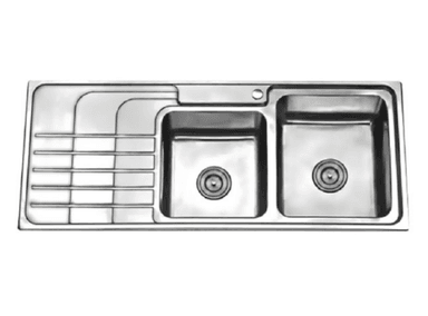 MUEBLE LAVAPLATOS FLOR-12050A-R LAVADERO COCINA 120 CM X 50 CM ACERO INOXIDABLE