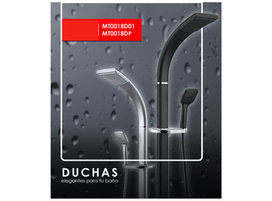 COLUMNA DE DUCHA LION CASTLE MT0018DP PLATEADO - 5