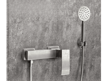 MEZCLADORA PARA DUCHA ACERO INOXIDABLE SATINADO MD304-8129-12