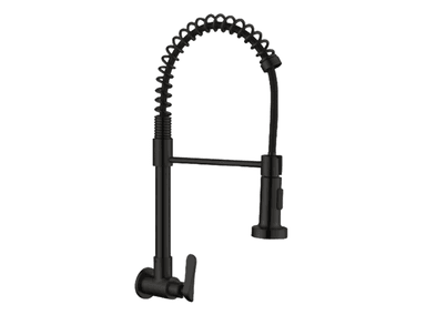 LLAVE XM LC304-201401 NEGRO MATE GANSO RESORTE 43 CM ACERO INOXIDABLE PARED