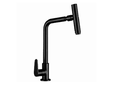 LLAVE GANSO LC304-107001 NEGRO PARA AGUA FRÍA 37 CM ACERO 304