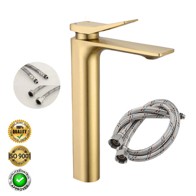 MEZCLADORA PARA BAÑO XM M8173A07 DORADO MATE