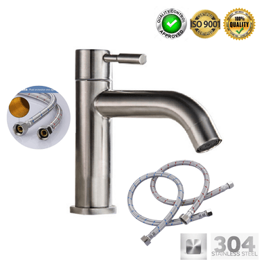 MEZCLADORA BAJA XM MONOCOMANDO M304-0103P ACERO INOXIDABLE