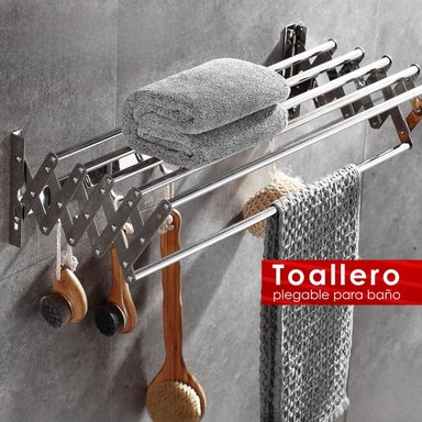 TOALLERO PARRILLERO ADB6652 ACERO INOXIDABLE PARA BAÑOS
