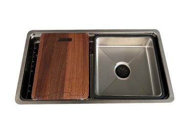 LAVADERO DE COCINA DE LUJO US30402-7843 ACERO INOXIDABLE PLOMO