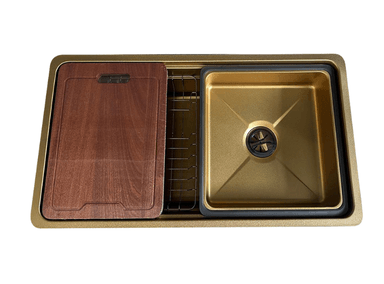 LAVADERO DE COCINA DE LUJO US30407E-7843 ACERO INOXIDABLE DORANO