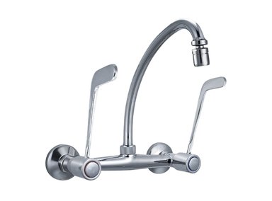 LLAVE CLÍNICA DE DOBLE MANDO BRONCE CROMADO MN-401113