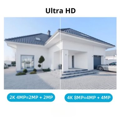CAMARA DE SEGURIDAD SMART IP WIFI DOBLE LENTE 4K ULTRA HD - 3