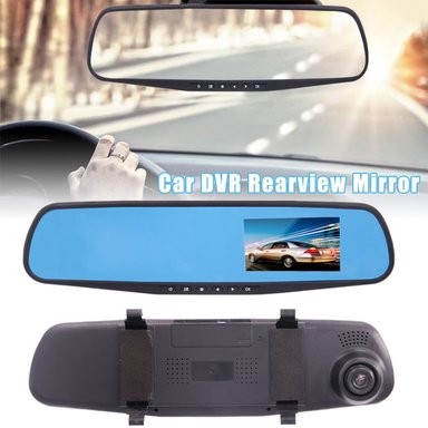 CAMARA AUTO DUAL DELANTERA TRASERA ESPEJO RETROVISOR - 3