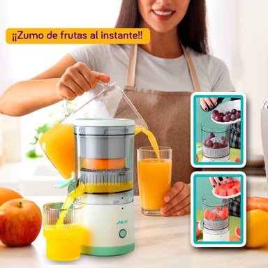 EXPRIMIDOR ELÉCTRICO SEISA RECARGABLE DE NARANJA EXTRACTOR DE FRUTAS