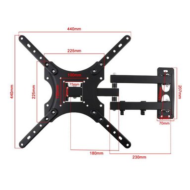 RACK TV LCD 14 32 55 SOPORTE MÓVIL PLEGABLE - 4