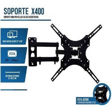 RACK TV - SOPORTE MÓVIL GIRATORIO PARA TV DE 32¨A 55¨ PULGADA - 3