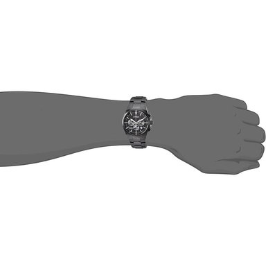 CITIZEN AN8175-55E RELOJ DE CUARZO CLÁSICO PARA HOMBRE EN ACERO INOXIDABLE | NEGRO - 2