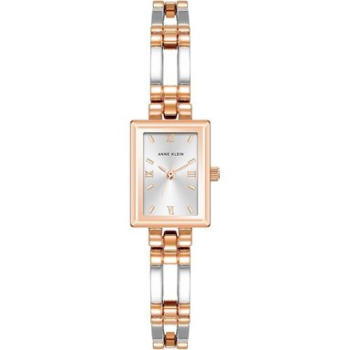 ANNE KLEIN 10/4899SVTT RELOJ CLÁSICO PARA MUJER | PLATEADO/ORO ROSA