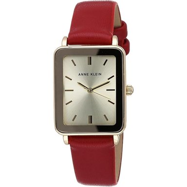 ANNE KLEIN AK/3702 RELOJ ELEGANTE CON CORREA PARA MUJER | ORO/ROJO
