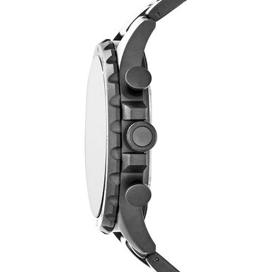 FOSSIL JR1401 RELOJ PARA HOMBRE NATE CRONÓGRAFO DE ACERO INOXIDABLE | GRIS HUMO - 2