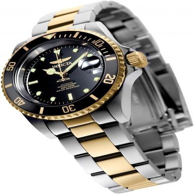 INVICTA 35690 RELOJ AUTOMÁTICO PARA HOMBRE PRO DIVER CON BISEL TIPO MONEDA | ACERO/ORO/NEGRO - 2