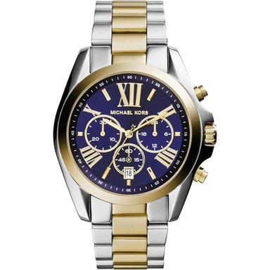 MICHAEL KORS MK5605 BRADSHAW RELOJ DE MUJER DE ACERO | PLATA/ORO/AZUL