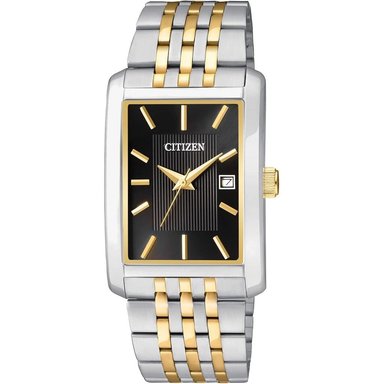CITIZEN BH1673-50E RELOJ CLÁSICO DE CUARZO PARA HOMBRE EN ACERO INOXIDABLE | PLATEADO/NEGRO
