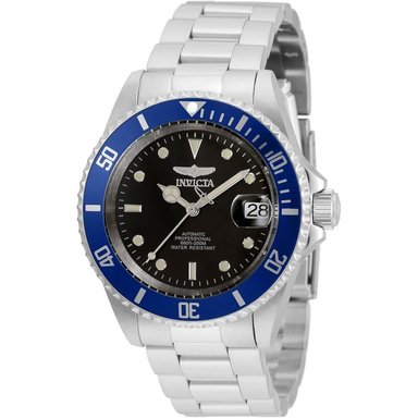 INVICTA 35690 RELOJ AUTOMÁTICO PARA HOMBRE PRO DIVER CON BISEL TIPO MONEDA | PLATEADO/AZUL /NEGRO