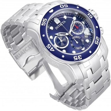 INVICTA 0070 RELOJ PRO DIVER CHRONOGRAPH PARA HOMBRE | PLATA/AZUL - 2