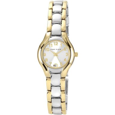 ANNE KLEIN 10/6777SVTT RELOJ FEMENINO CON INDICADOR DE FECHA | ORO/PLATA