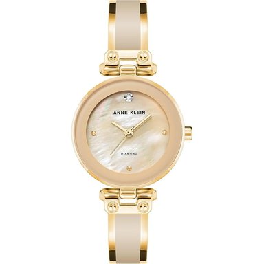 ANNE KLEIN AK/1980BKGB RELOJ PARA MUJER CON DIAMANTE Y PULSERA TIPO BRAZALETE | BRONCEADO/ORO