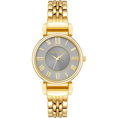 ANNE KLEIN AK/2159SVSV RELOJ PARA MUJER CON PULSERA METÁLICA | GOLD/GREY