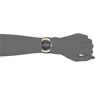 GUESS RELOJ DE SILICONA RESISTENTE A LAS MANCHAS DE ACERO INOXIDABLE PARA MUJER | ORO - NEGRO - 5
