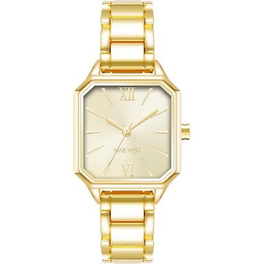 NINE WEST NW/2903SVSV RELOJ PARA DAMA CON DISEÑO CLÁSICO Y CORREA METÁLICA | ORO - 2