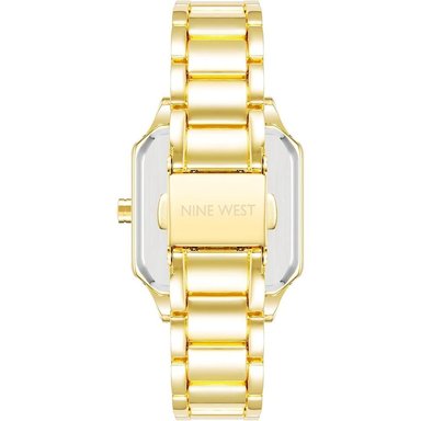 NINE WEST NW/2903SVSV RELOJ PARA DAMA CON DISEÑO CLÁSICO Y CORREA METÁLICA | ORO - 4