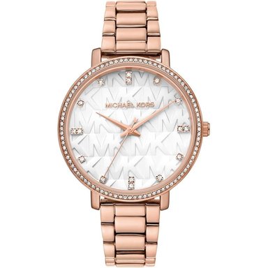 MICHAEL KORS PYPER RELOJ PARA MUJER CON CORREA DE ACERO | ROSE WHITE