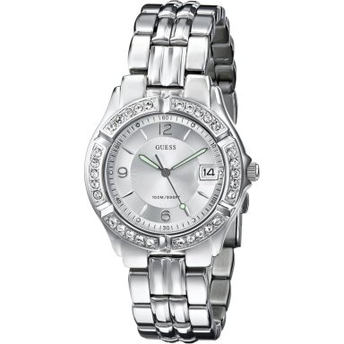 GUESS GOLD U0026L1 RELOJ PARA MUJER CON PULSERA METÁLICA TIPO BRAZALETE | PLATEADO/PLATA - 2