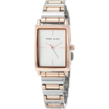 ANNE KLEIN AK/3762CHGB RELOJ FEMENINO CON BRAZALETE ELEGANTE | PLATEADO/ORO ROSA - 2