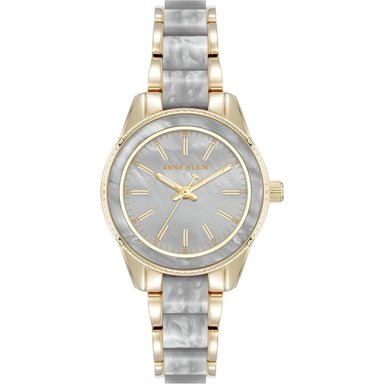 ANNE KLEIN AK/3212LPRG RELOJ DE PULSERA DE RESINA PARA MUJER | GRIS CLARO
