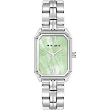 ANNE KLEIN AK/3774BKGB RELOJ FEMENINO CON BRAZALETE ELEGANTE | VERDE MENTA/PLATA