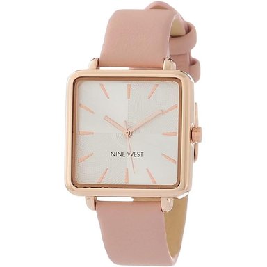 NINE WEST NW/2670GPWT RELOJ PARA DAMA CON CORREA ELEGANTE | ROSADO/ORO ROSA