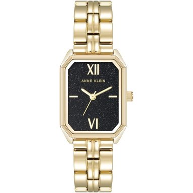 ANNE KLEIN AK/3774BKGB RELOJ FEMENINO CON BRAZALETE ELEGANTE | NEGRO/ORO