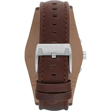 FOSSIL CH2565 RELOJ PARA HOMBRE COACHMAN CRONÓGRAFO CON ACERO Y CUERO | MARRÓN/NEGRO - 3