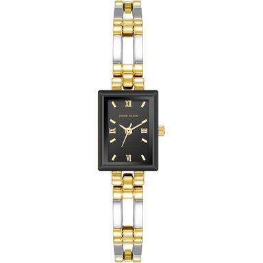 ANNE KLEIN 10/4899SVTT RELOJ CLÁSICO PARA MUJER | PLATA/ORO/NEGRO