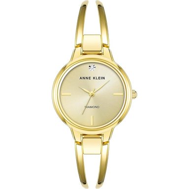 ANNE KLEIN AK/2626PKGB RELOJ FEMENINO CON DIAMANTE AUTÉNTICO | ORO