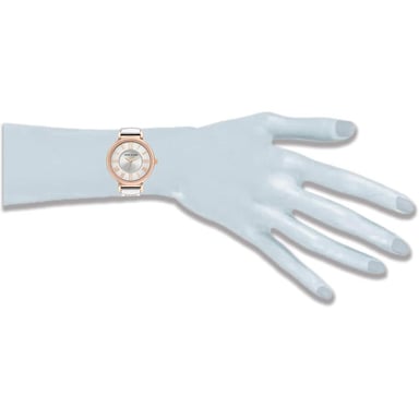 ANNE KLEIN AK/2159SVSV RELOJ PARA MUJER CON PULSERA METÁLICA | PLATEADO/ORO ROSA - 3