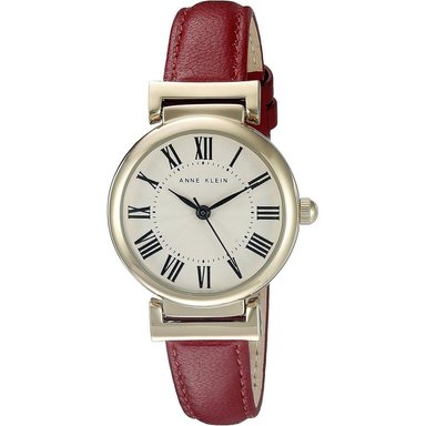 ANNE KLEIN AK/2246CRHY RELOJ PARA MUJER CUERO CORREA | ORO ROJO