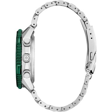 CITIZEN CB5004-59W RELOJ PILOT ECO-DRIVE CON CRONÓGRAFO Y HORA ATÓMICA | PLATEADO - 2