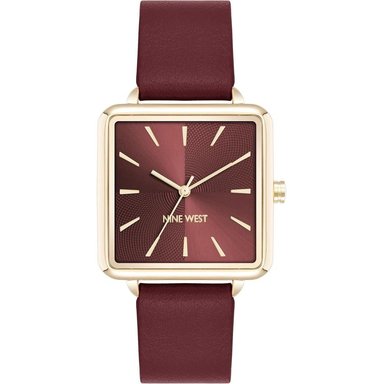 NINE WEST NW/2670GPWT RELOJ PARA DAMA CON CORREA ELEGANTE | BORGOÑA