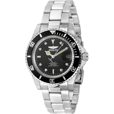 INVICTA 35690 RELOJ AUTOMÁTICO PARA HOMBRE PRO DIVER CON BISEL TIPO MONEDA | PLATEADO/NEGRO