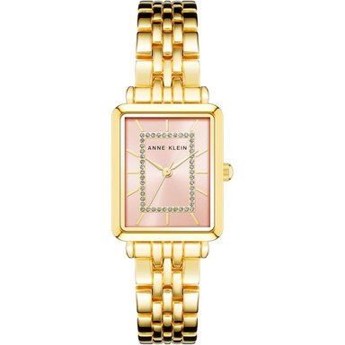 ANNE KLEIN AK/3761SVTT RELOJ ELEGANTE CON BRILLO PARA MUJER | DORADO/ROSADO