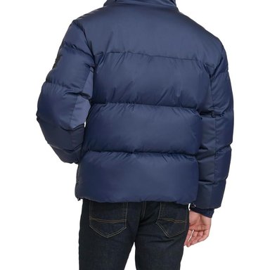 TOMMY HILFIGER MIXED-MEDIA PUFFER CASACA HOMBRE - 4